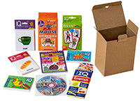 Посылка. Мини-комплект IQ-игр для изучения английского языка. Уровень 3