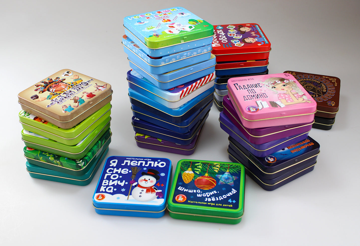 ИГРА НАСТОЛЬНАЯ "КЛАН БРО" (ЖЕСТЯНАЯ КОРОБОЧКА) в кор.42шт