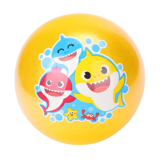 AD-9(SHARK) (144) Мяч пвх 23 см акуленок с наклейкой, в сетке ИГРАЕМ ВМЕСТЕ в кор.144шт
