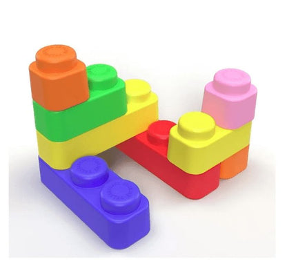 01584 ЦАРСТВО 188023 МЯГКИЕ КИРПИЧИКИ. КОНСТРУКТОР ИЗ МЯГКОГО МАТЕРИАЛА ДЛЯ САМЫХ МАЛЕНЬКИХ. 14 ДЕ