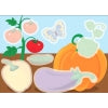 Многоразовые водные раскраски. Выпуск 12 (Овощи)