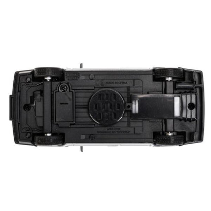 Machine en métal vaz-2109 "СПУТНИК" 12 cm, double, bagage, инер, серебряный, кор. Parc technologique dans le cor.2*36шт