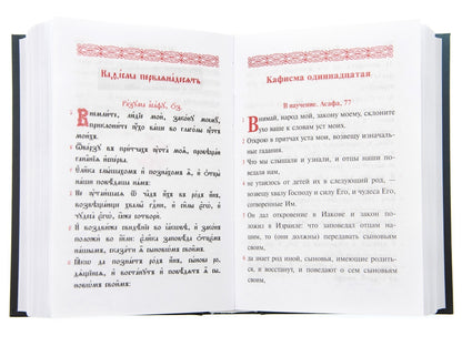 Псалтирь учебная на церковно-славянском языке с параллельным переводом на русский язык П. Юнгерова.