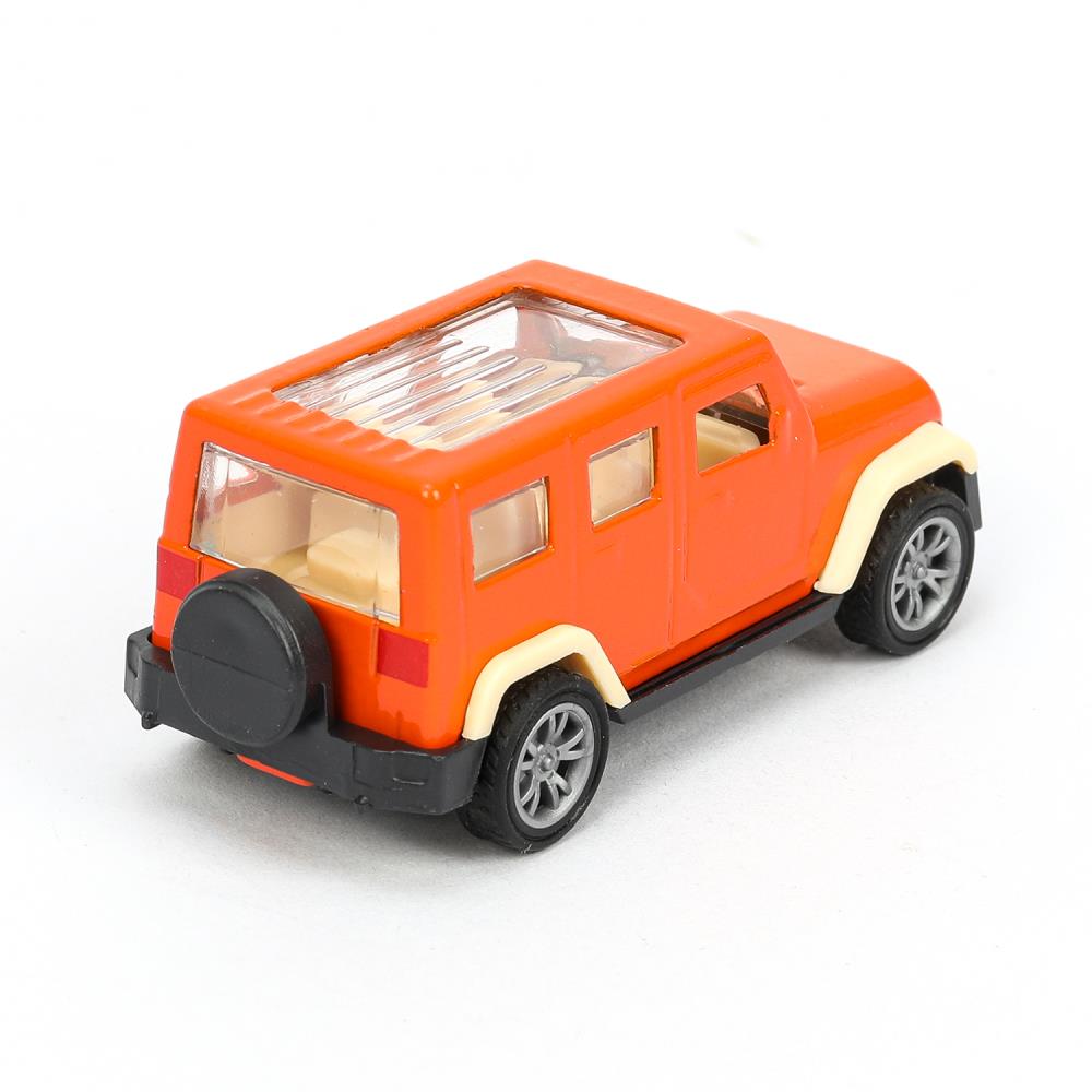 Машина металл jeep WRANGLER SAHARA, 7,5 см, инерция, блистер - в кор.2*288шт