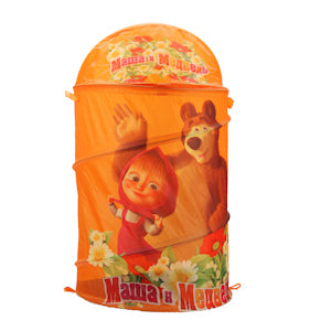 КОРЗИНА ДЛЯ ИГРУШЕК "ИГРАЕМ ВМЕСТЕ" "МАША И МЕДВЕДЬ" В ПАК. 43*60*3СМ в кор.24шт