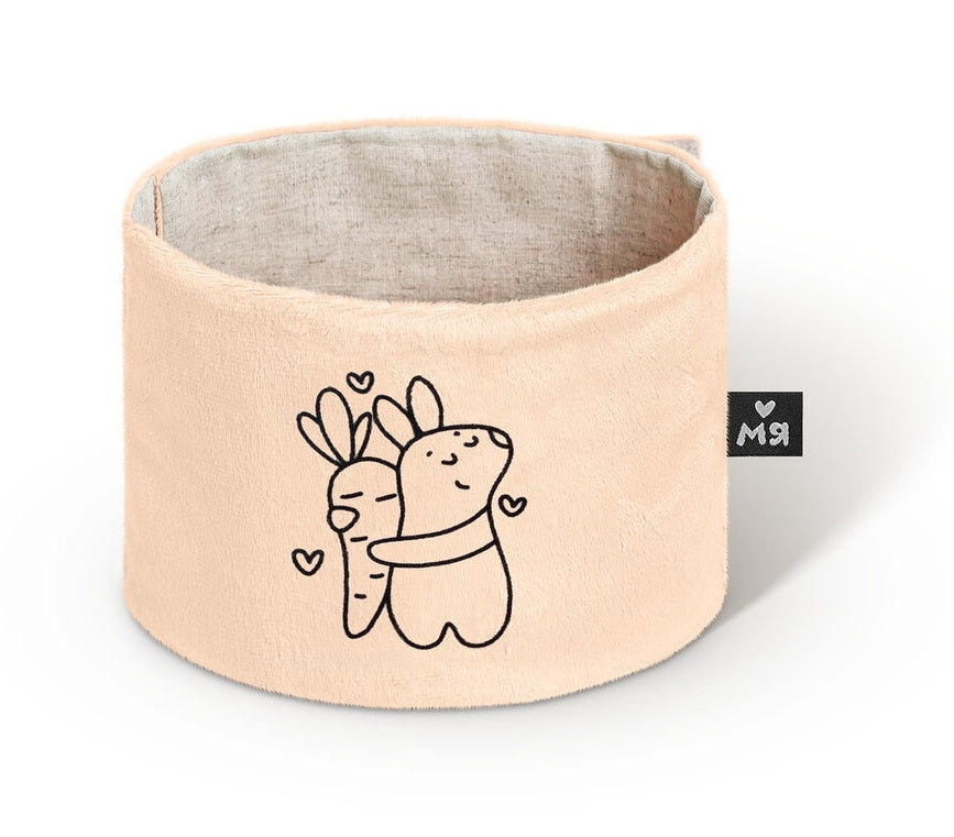 Мяшечки "Разогрелка-пояс Мой зайчик" с вишнёвыми косточками арт.М147