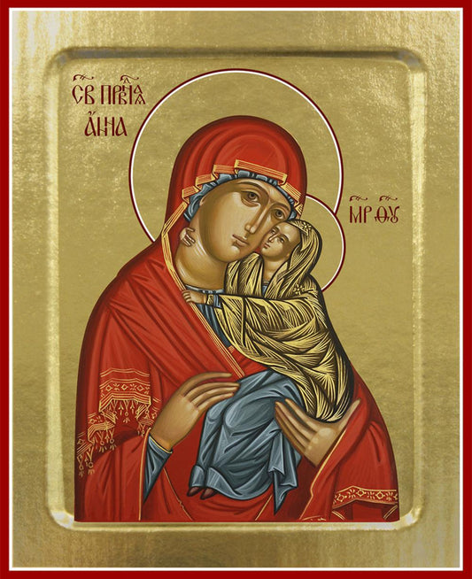 Икона Анны, святой праведной (на дереве): 125 х 160