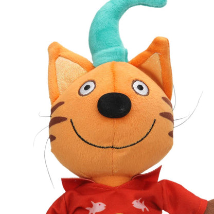 Игрушка мягкая Три Кота Компот в пляжной одежде 17см, муз. чип, в упаковке. МУЛЬТИ-ПУЛЬТИ в кор.24шт