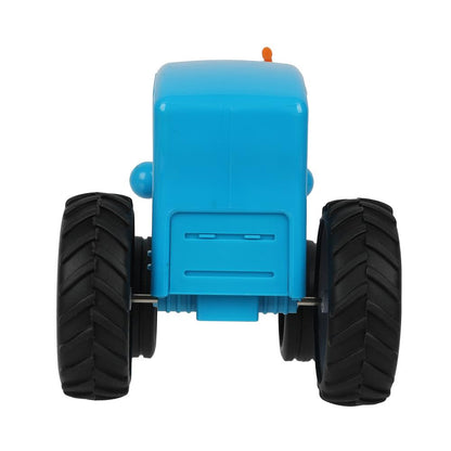 Модель металл светзвук СИНИЙ ТРАКТОР длина 11 см, инерц, синий, кор. Технопарк в кор.48шт