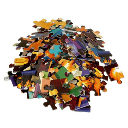 По мотивам Майнкрафт. Пазлы классические в коробке. 104 детали. 190х141х35мм. Умные игры в кор.24шт