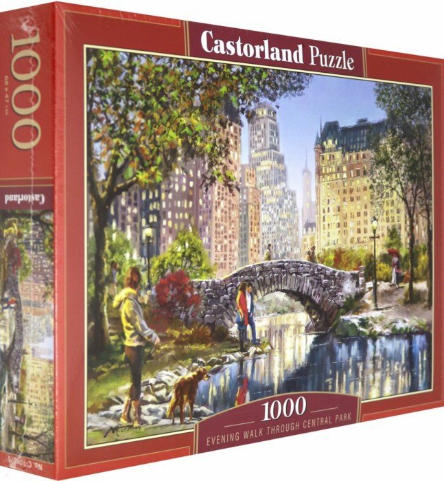 Castorland. Пазл 1000 арт.C-104376 Вечерняя прогулка по Центральному парку"