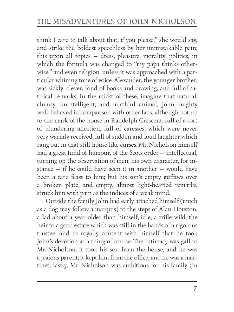 The Misadventures of John Nicholson = Несчастья Джона Никольсона: на англ.яз