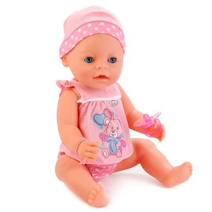 ПУПС "КАРАПУЗ" 40СМ, ФУНКЦ., ПЬЕТ И ПИСАЕТ, ПЛАЧЕТ НАСТОЯЩИМИ СЛЕЗАМИ, С АКСЕСС. В КОР. в кор.6шт