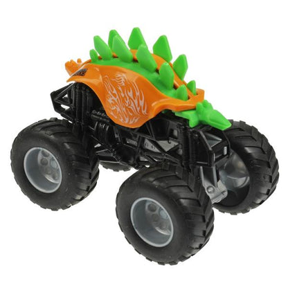 Машина металл ROAD RACING МОНСТР ДЖИП 10 см, желтый, блист. Технопарк в кор.2*144шт