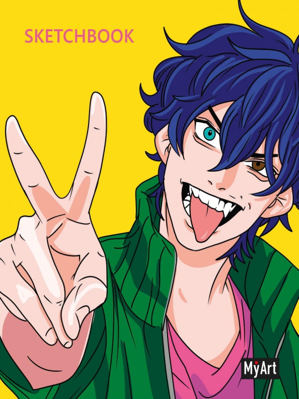 MyArt. АНИМЕ СКЕТЧБУК. КРАШ