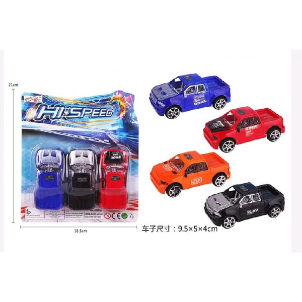 Набор из 3-х машин инерц. dans un assortiment. sur la carte. dans кор.2*144наб