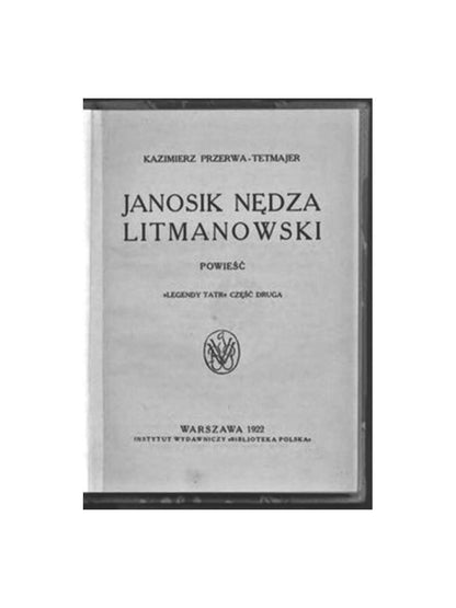 Легенда Татр: роман
