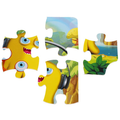 308417 Монстрики. Пазлы в рамке (15 дет.) Умные игры в кор.50шт