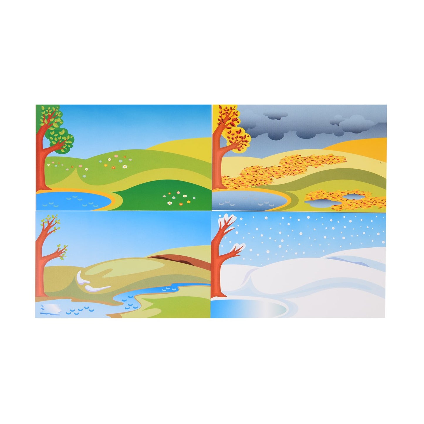 Игра магнитная "Времена года" Серия Магнитные истории (европодвес)