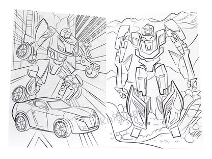 РАСКРАСКА А5 эконом. МАШИНЫ-РОБОТЫ