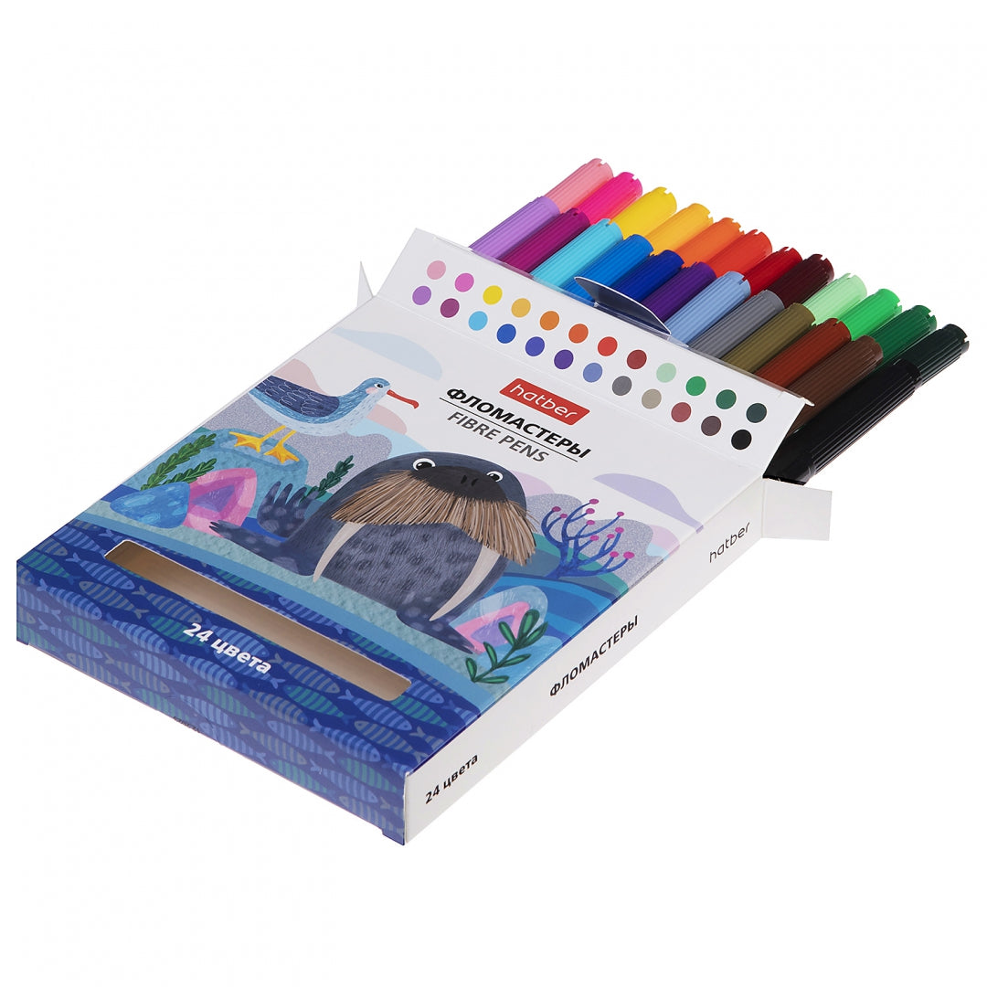 Фломастеры 24цв COLORA, ассортим FP_063876