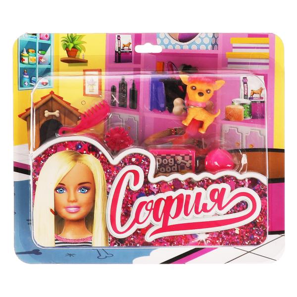 Accessoires pour le cou 29 cm avec accessoires pour la société, blister КАРАПУЗ в кор.72шт