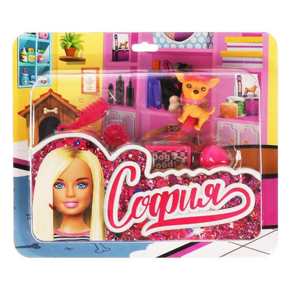 Accessoires pour le cou 29 cm avec accessoires pour la société, blister КАРАПУЗ в кор.72шт