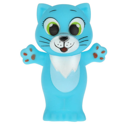 Игрушка для ванны котик 9 см, в сетке, КАПИТОШКА в кор.2*240шт