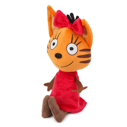 Jeu de trois kilos, trois chats, caramel, 30 cm, sans puce МУЛЬТИ-ПУЛЬТИ в кор.24шт