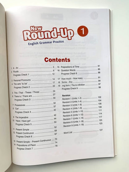 New Round-Up 1 Grammar Practice SBk + CD-ROM