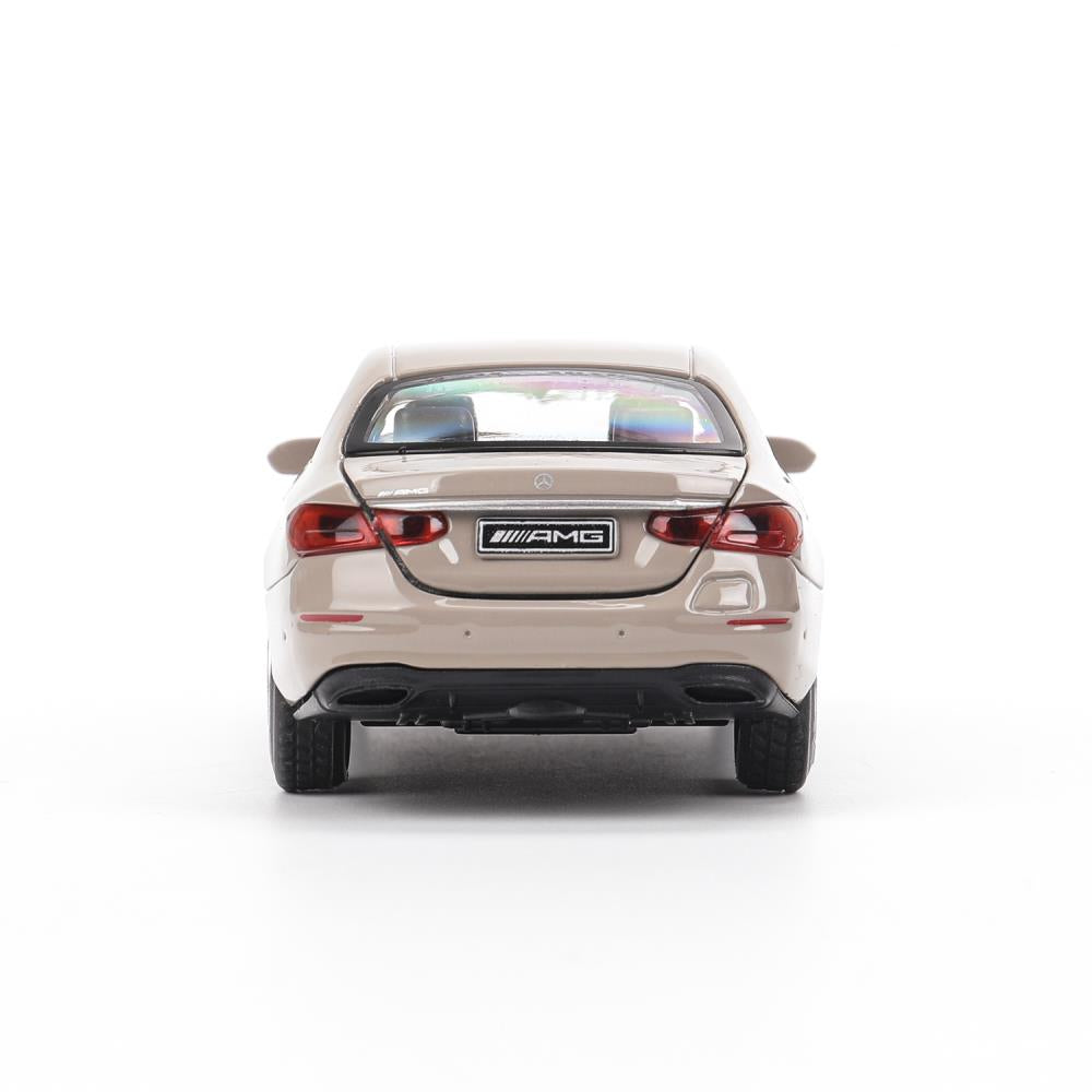 Машина металл MERCEDES-BENZ classe e amg 12см, дв,баг,ин,золотистый, кор. Parc technologique dans le cor.2*36шт