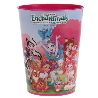 Enchantimals. Стакан пластиковый, 350 мл, ТМ Умка<br> в кор.80шт