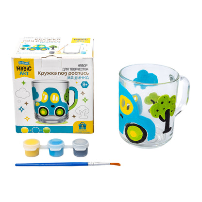 Набор для творчества. Кружка под роспись "Машинка"
