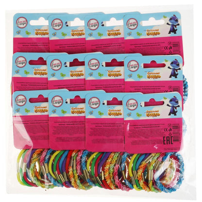 Аксесс. д/девочек СКАЗОЧНЫЙ ПАТРУЛЬ 10 резинок д/волос на карт. dans le paquet. МИЛАЯ ЛЕДИ уп-12шт в кор100уп