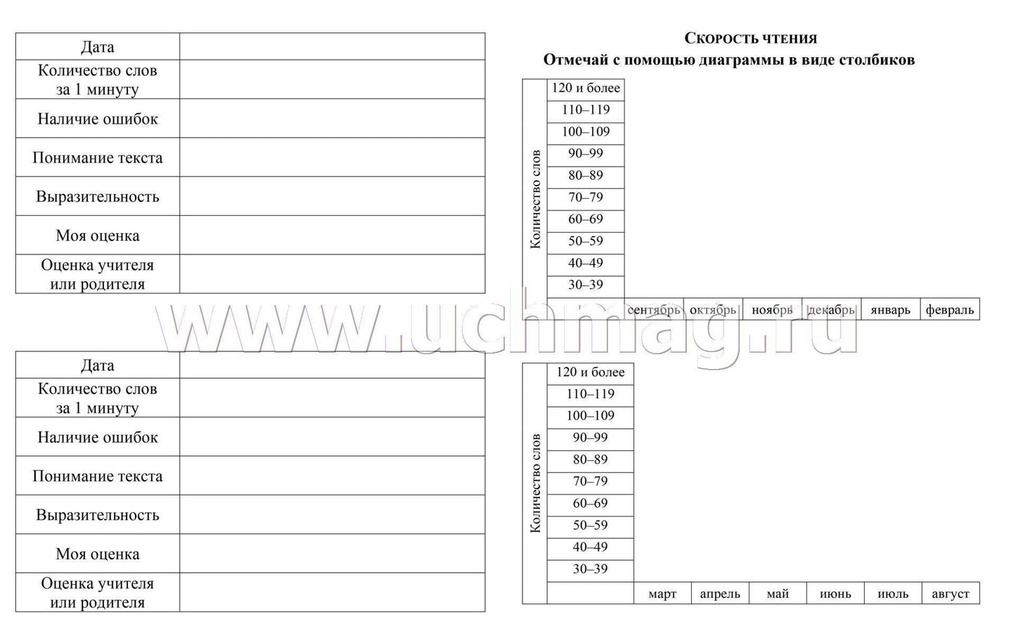 Читательский дневник. 4 класс. Программа "Школа России". (Формат А5, бумага мелов 200, блок офсет 65) 64 стр.