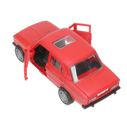 Machine en plastique АВТОМОБИЛЬ 14 см, инерц, красный,кор. Parc technologique en cor.2*120шт