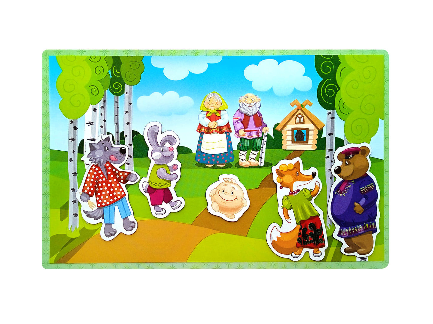 Игра магнитная "В гостях у сказки" Серия Магнитные истории (европодвес)
