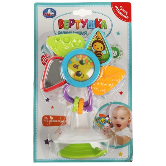 Развивающая игрушка вертушка на присоске, на блисте. Умка в кор.2*36шт
