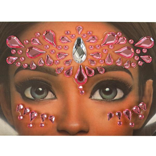 Косметика ДЛЯ ДЕВОЧЕК стразы для лица МИЛАЯ ЛЕДИ в кор.6*24шт