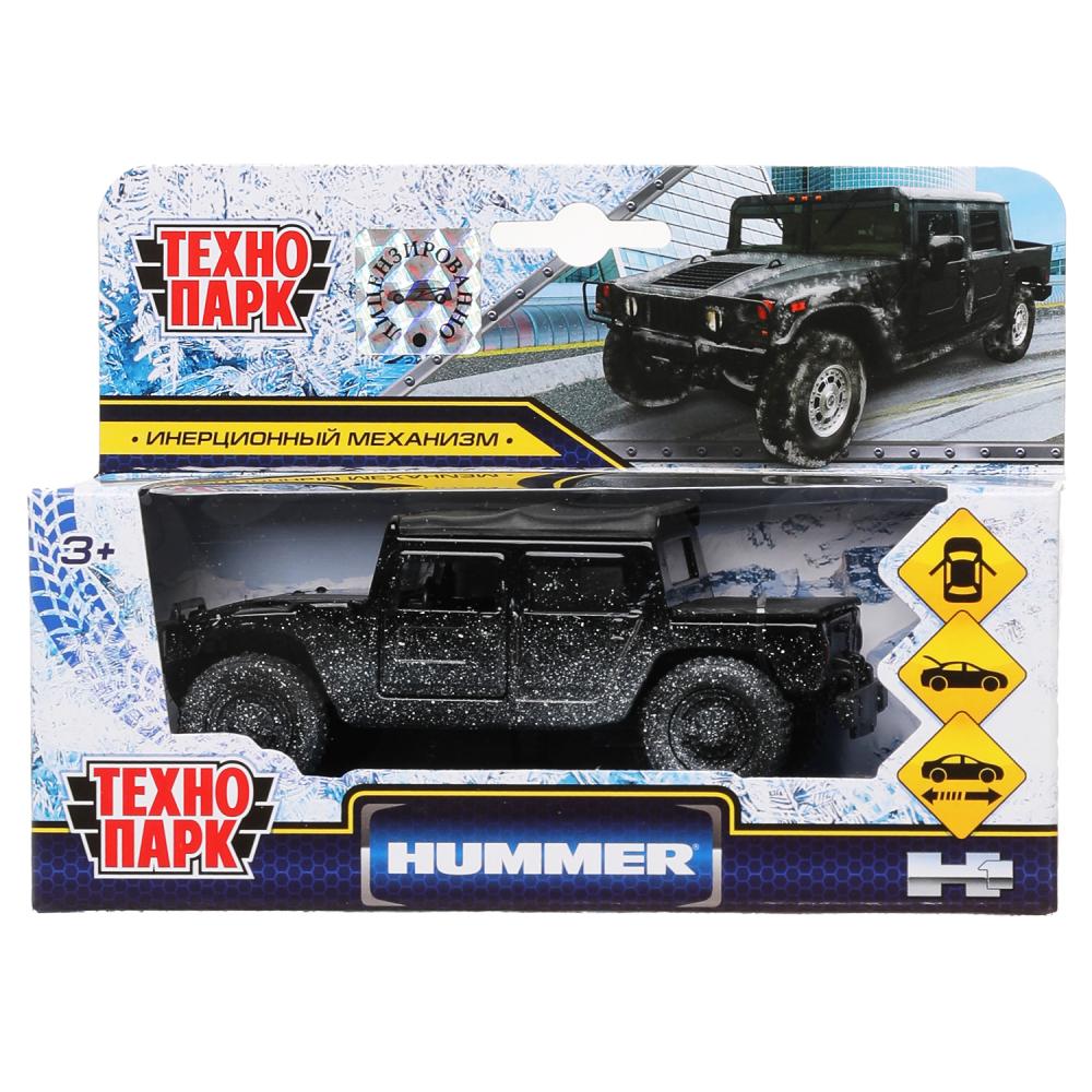 SB-18-09-H1-N(SNOW)-WB312421 Машина металл HUMMER h1 ПИКАП в снегу, 12 см, дв., баг., инерц., кор. Т