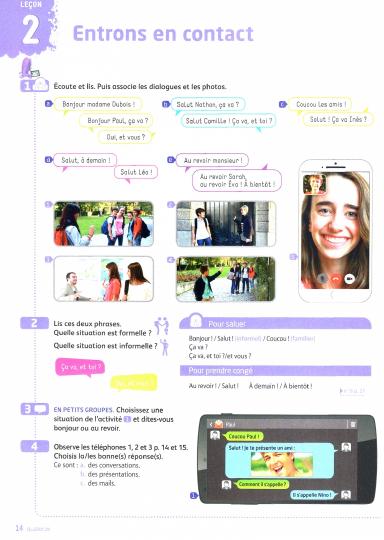 Adomania 1 Livre de leleve +CD-ROM audio et video'