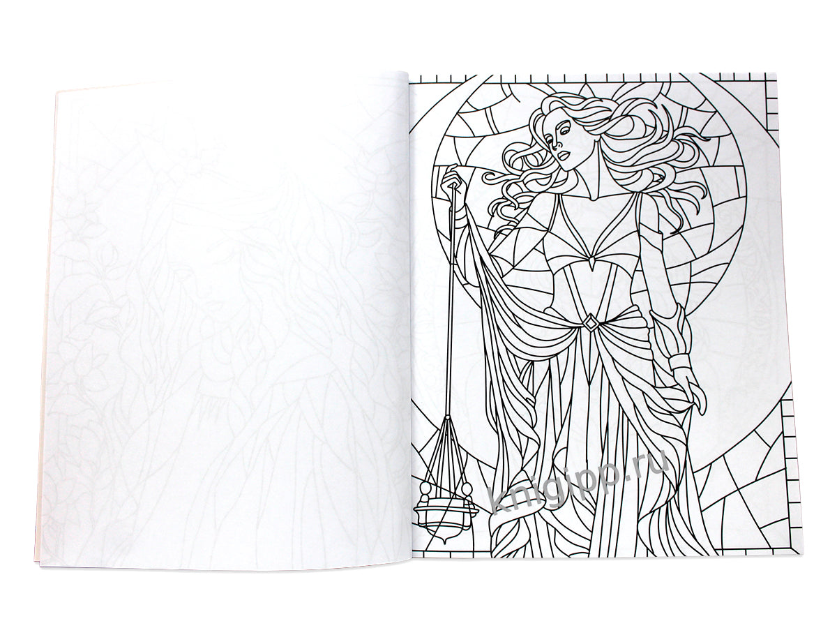 РАСКРАСКА ВИТРАЖИ. БОГИНИ СВЕТА