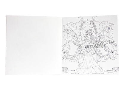 АНИМЕ РАСКРАСКА ДЛЯ МАРКЕРОВ. Таинственный волшебный мир