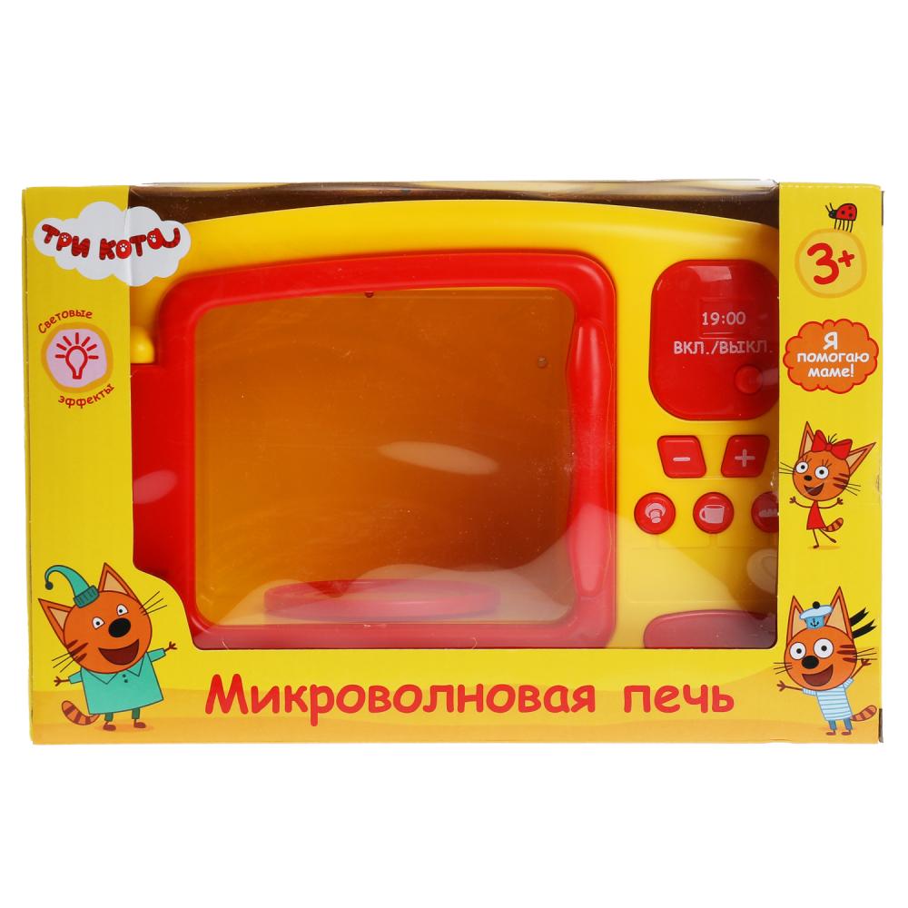 Микроволновая печь "ТРИ КОТА" свет, в кор., 26*14,5*19,5см ТМ "ИГРАЕМ ВМЕСТЕ" в кор.2*18шт
