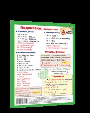 Справочные материалы: Подсказки. Математика. 4 класс