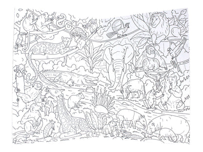 РАСКРАСКА-ВИММЕЛЬБУХ. ЖИВОТНЫЙ МИР