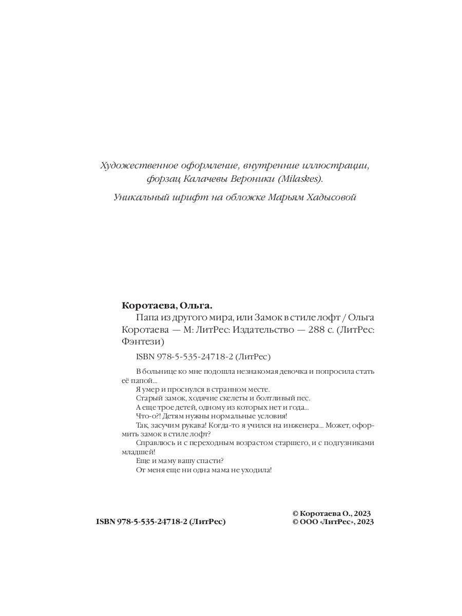 Папа из другого мира, или Замок в стиле лофт
