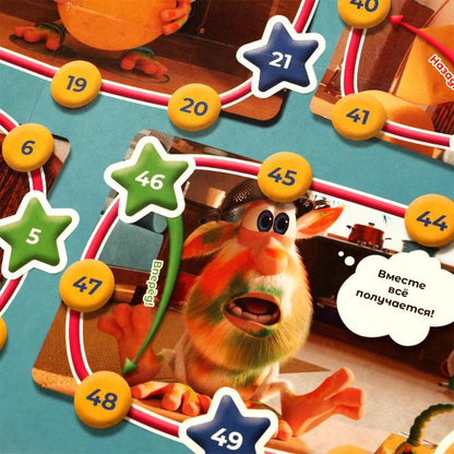 Буба. Настольная игра-ходилка на блистере. 180х250мм. Умные игры в кор.50шт