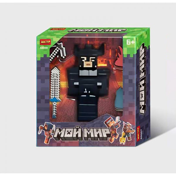 Конструктор мой мир сборная фигурка, 16 дет. Город мастеров в кор.2*90шт