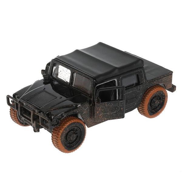 Machine en métal HUMMER h1 ПИКАП с грязью, 12 см, дв., баг., инерц., kor. Parc technologique en cor.2*24шт